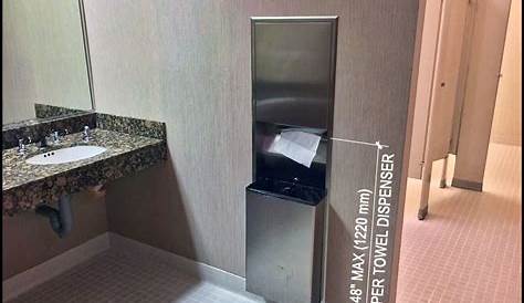 Bobrick B72974 Automatic Paper Towel Dispenser ADA Towel Dispenser