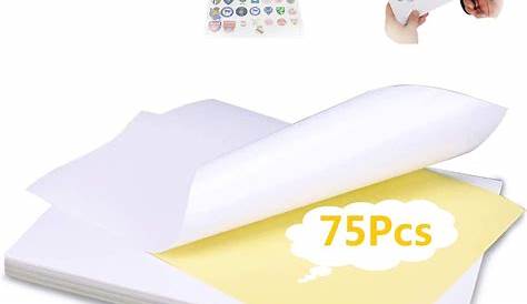 Papier Imprimante Autocollant Plastifie TEMPSA 1 Set/100pcs A4 Sticker