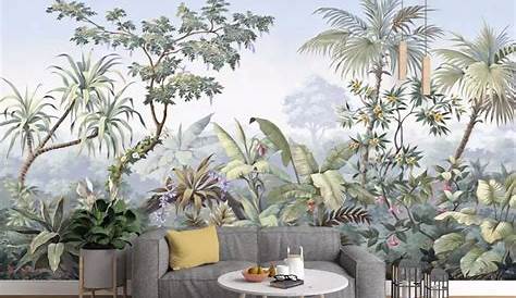 Papier Peint Mural Fleur Géante, Décor Panoramique Luxe