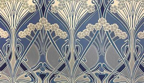 Papier Peint Style Art Nouveau Colorful Fabrics Digitally Printed By Spoonflower Crocus