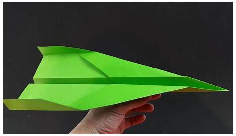 Papierflieger falten / Papierflugzeug Origami Anleitung / Paper