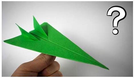 Papierflieger falten der weit fliegt basteln - Anleitung in 2020