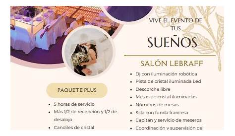 Salon eventos paquetes 【 ANUNCIOS Agosto 】 | Clasf