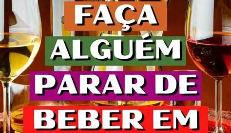 Como parar de beber? - CISA - Centro de Informações sobre Saúde e Álcool