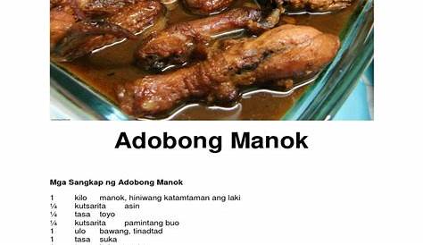 Hakbang Sa Pagluluto Ng Adobong Manok