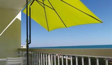 Parasol De Balcon Coloris Taupe Cuba