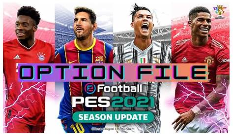 Parche de PES 2020 - cómo descargar archivos de opciones para añadir