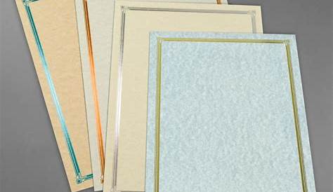 Parchment Paper, the Best Choice for Making Certificates