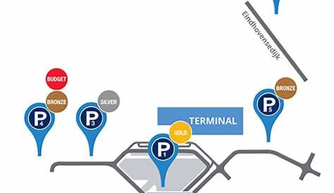 P3 Eindhoven Airport - ️ ️ - Kort of Lang Parkeren Officieel