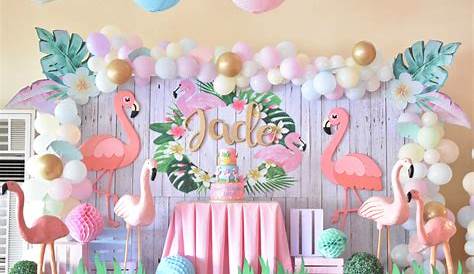 Party City Bridal Shower | Pink flamingo party, Flamingo party decor