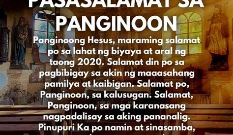 Panalangin Para Sa Pasasalamat Sa Diyos 歌词 - 歌词网