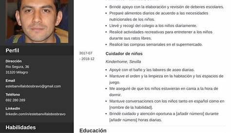 Andrés Esteban nos envía su CV. ¿Qué te parece? | Ap spanish, Ap