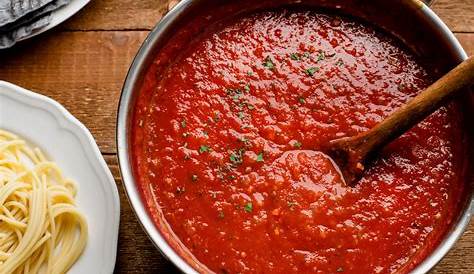 Easy Pasta Sauce (Basic Red Pasta Sauce) - My Food Story