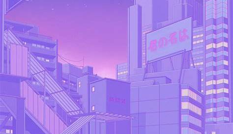 Aesthetic Anime Wallpaper Purple