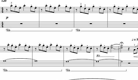 Partition piano sheet music / “Path of the wind”, Joe Hisaishi (Totoro