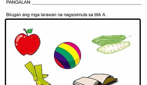 Filipino Worksheets - Patinig U | Kindergarten worksheets, Elementary