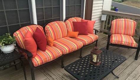 Patio Furniture Cushion Covers Cheat Seat Make These For Couch So It S Easier To
