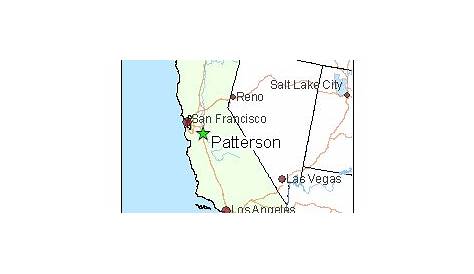 Aerial Photography Map of Patterson, CA California