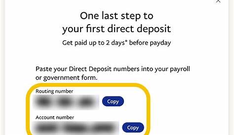How do I find the account number and routing numbe... - PayPal Community