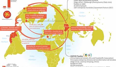 Principaux pays producteurs de tomates dans le monde (1961 - 2020