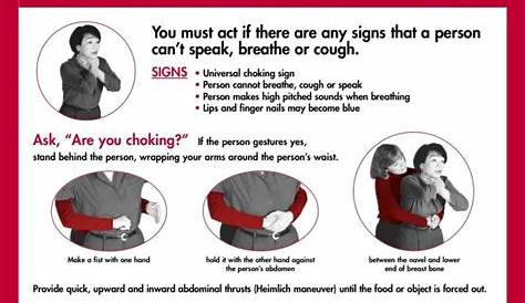 Pdf Free Printable Choking Poster