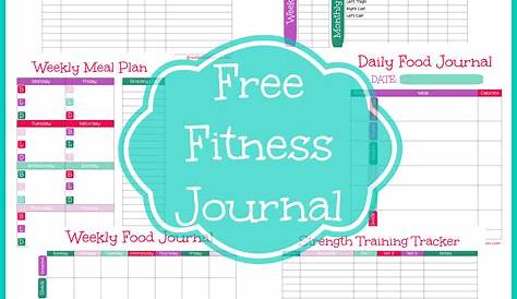 Pdf Free Printable Fitness Journal