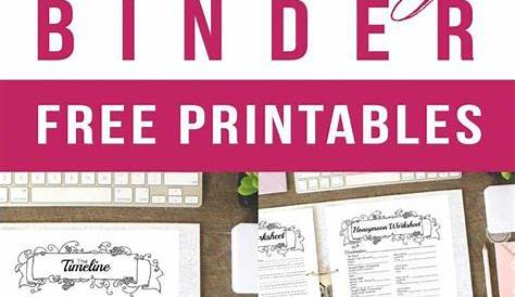 Check Out this Wedding Binder full of free printables, 42 freebies to