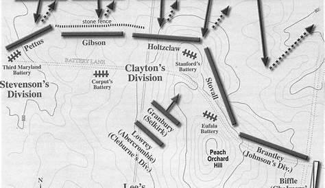 Peach Orchard Hill Battle Of Nashville Map