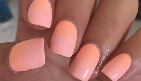 Peachy Nail Color 45 Simple Summer S Designs 2019 Koees Blog Peach