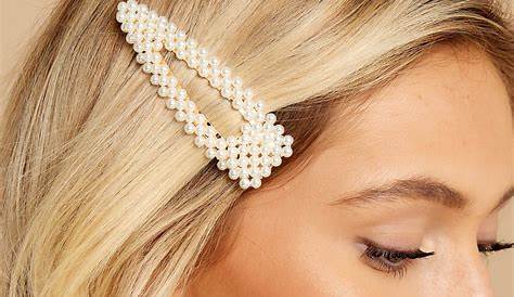 Pearl Hair Clip Hairstyles Pin On S