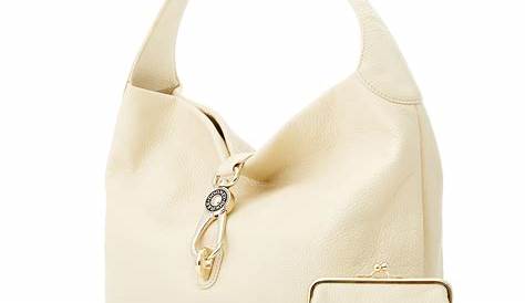 Dooney & Bourke Pebble Grain Logo Lock Shoulder Bag with Pouch