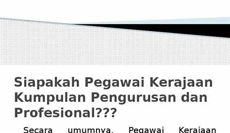 Pegawai Kerajaan Kumpulan A