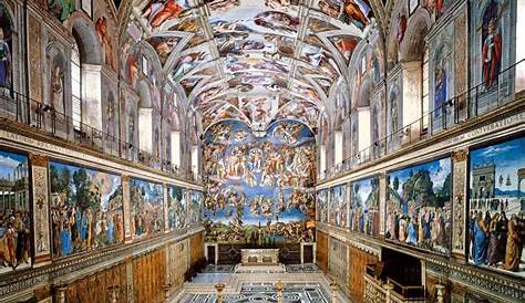 Peinture Chapelle Sixtine Rome , ,