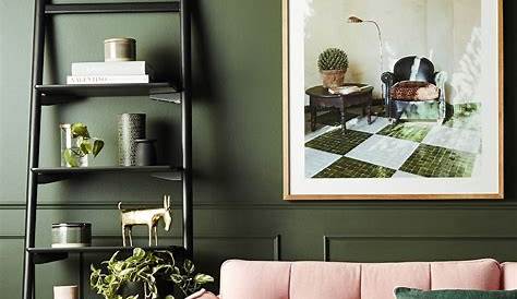 Peinture Salon Orange Et Vert Pastel Pour Les Murs En 35 Idées à Couper Les