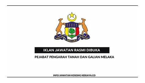 Pejabat Pengarah Tanah & Galian Selangor : PENOLONG PEGAWAI TANAH