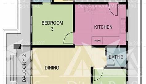 Kos Pelan Rumah 4 Bilik Memanjang / 4 Zimmer Wohnungen Zu Vermieten