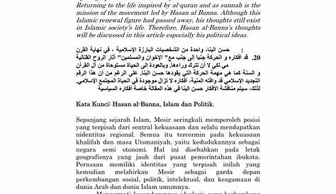 (PDF) PEMIKIRAN POLITIK HASAN AL-BANA