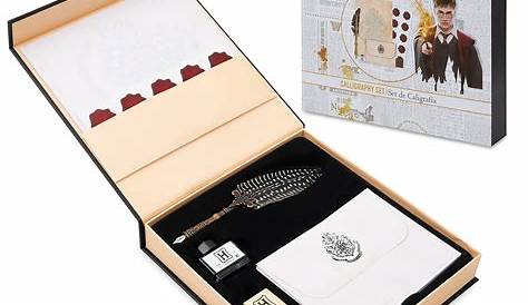 Buy Harry Potter Calligraphy Set, Quill Fountain Pen Ink Set with Paper