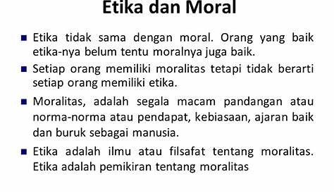 Pendidikan moral