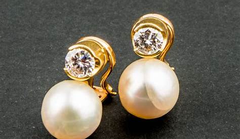 Pendientes en oro blanco 18kt y brillantes | Comprar pendientes de