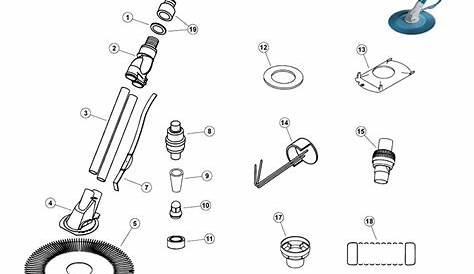 Pentair Kreepy Krauly K12411 Kruiser Main Housing Assembly Kit