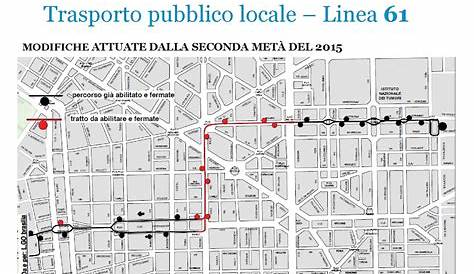 Linea 61: orari, fermate e mappe - L.go Murani (Aggiornato)