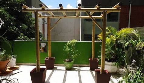 Pergolado De Bambu Para Jardim Vida Curitiba PR. Vertical Em
