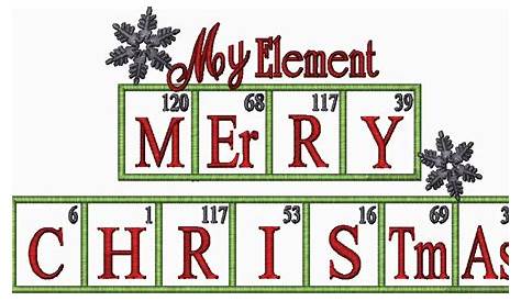 Periodic Table Christmas Jokes