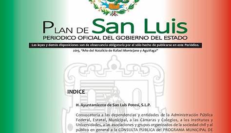 Periódico Oficial: San Luis Potosí