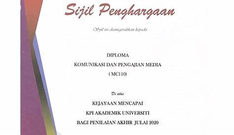 Nama Sijil Diploma Uitm / Borang Permohonan Akademik Uitm / *permohonan