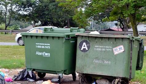 Asing sampah dahulu baru buang.