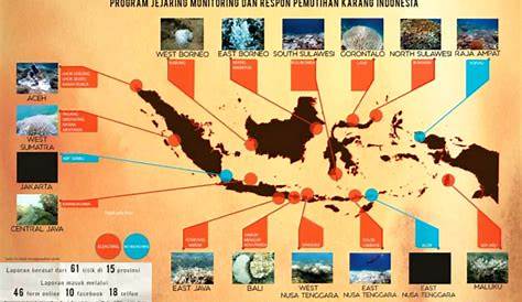 Gambar Peta Persebaran Terumbu Karang Di Indonesia