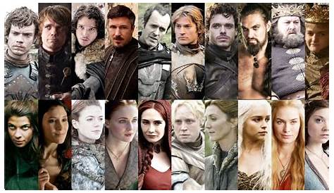 Veja a evolução do visual dos personagens de Game of Thrones