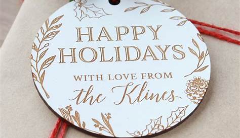 Personalized Christmas Gift Tags